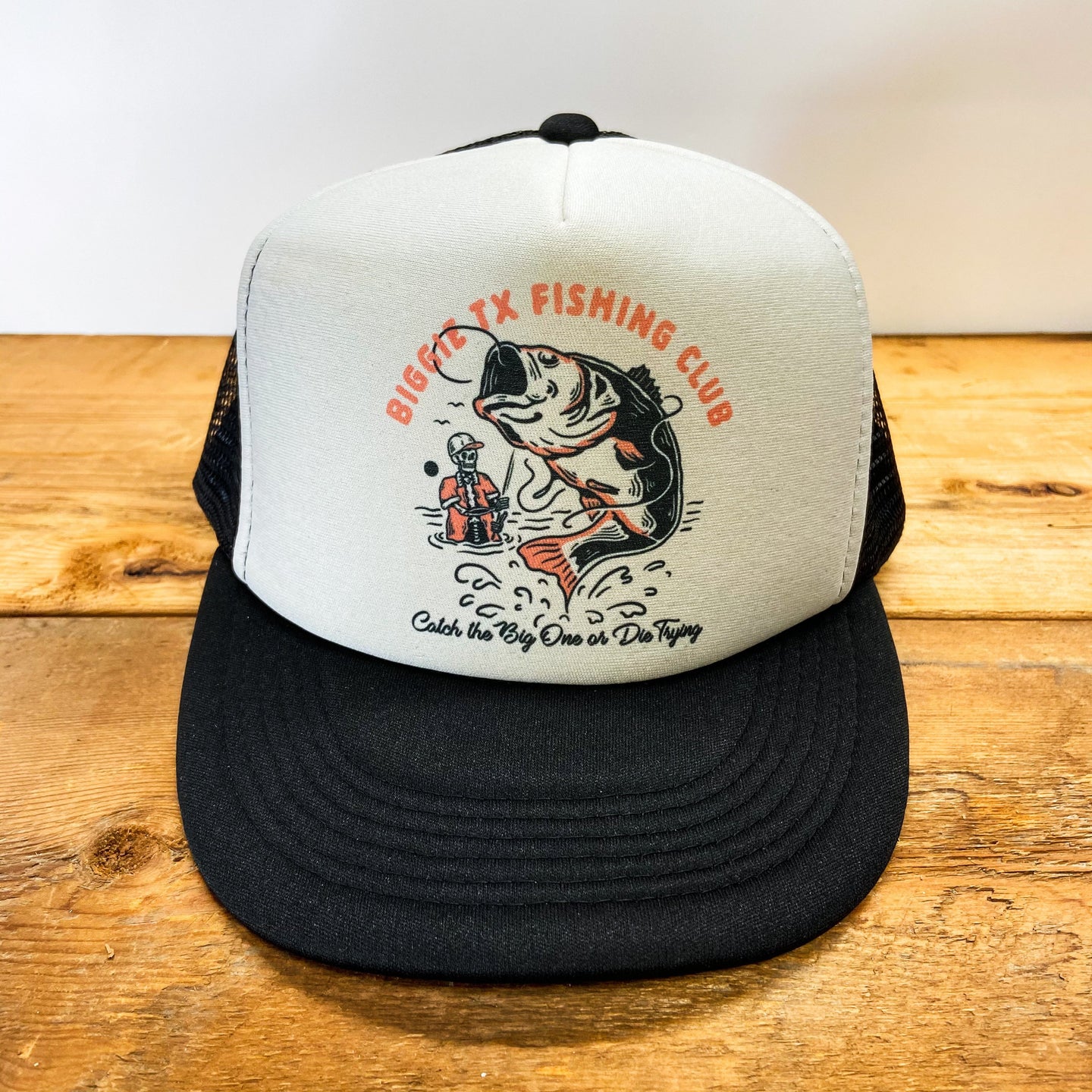 Big BIGGIE TX Fishing Club Trucker Hat - Hats - BIGGIE TX (5809576247452)