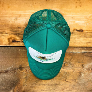 Big "Chill Longhorn in Bluebonnets" Patch Trucker Hat - Hats - BIGGIE TX (6000947298460)