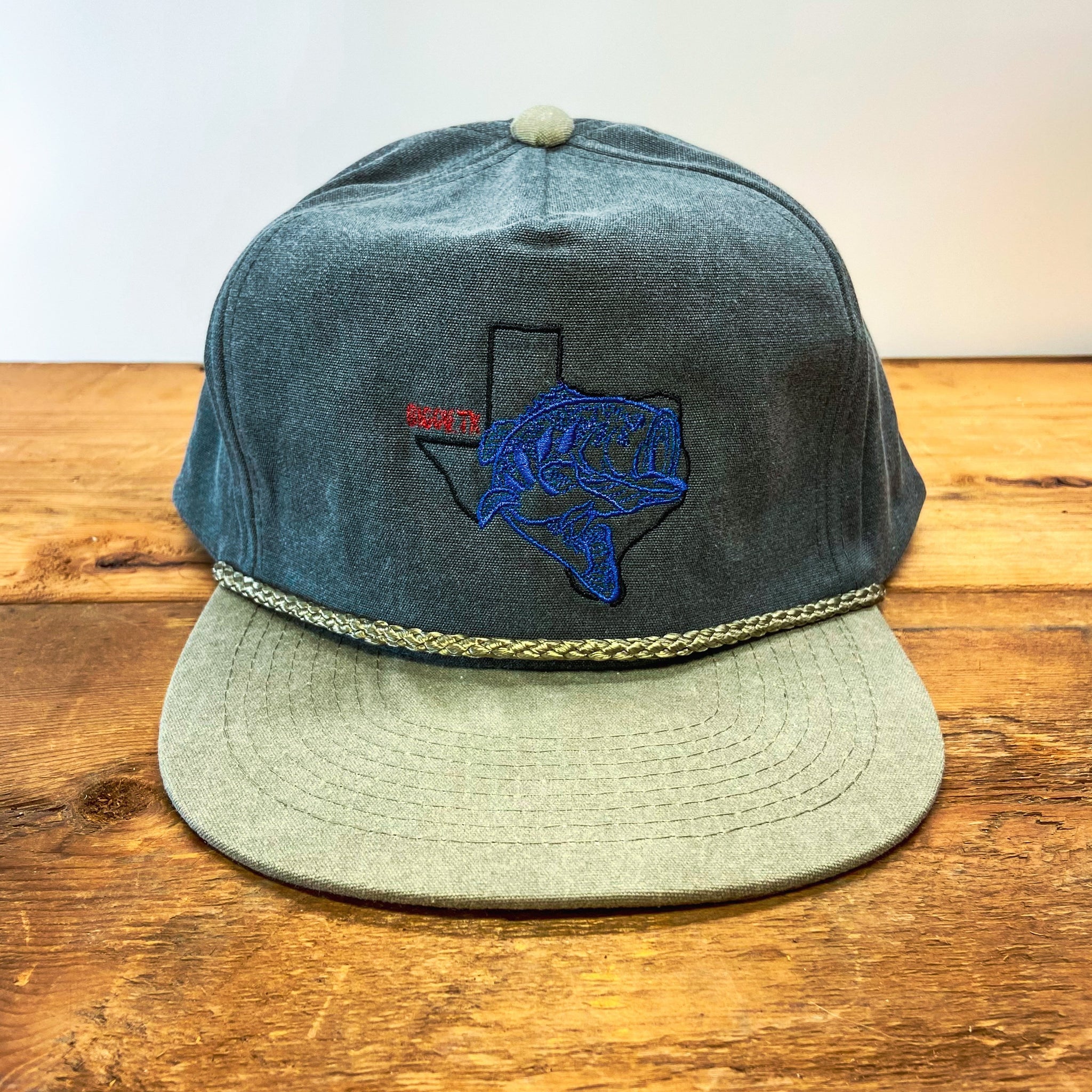 Charcoal Vintage Texas Patch Trucker Hat