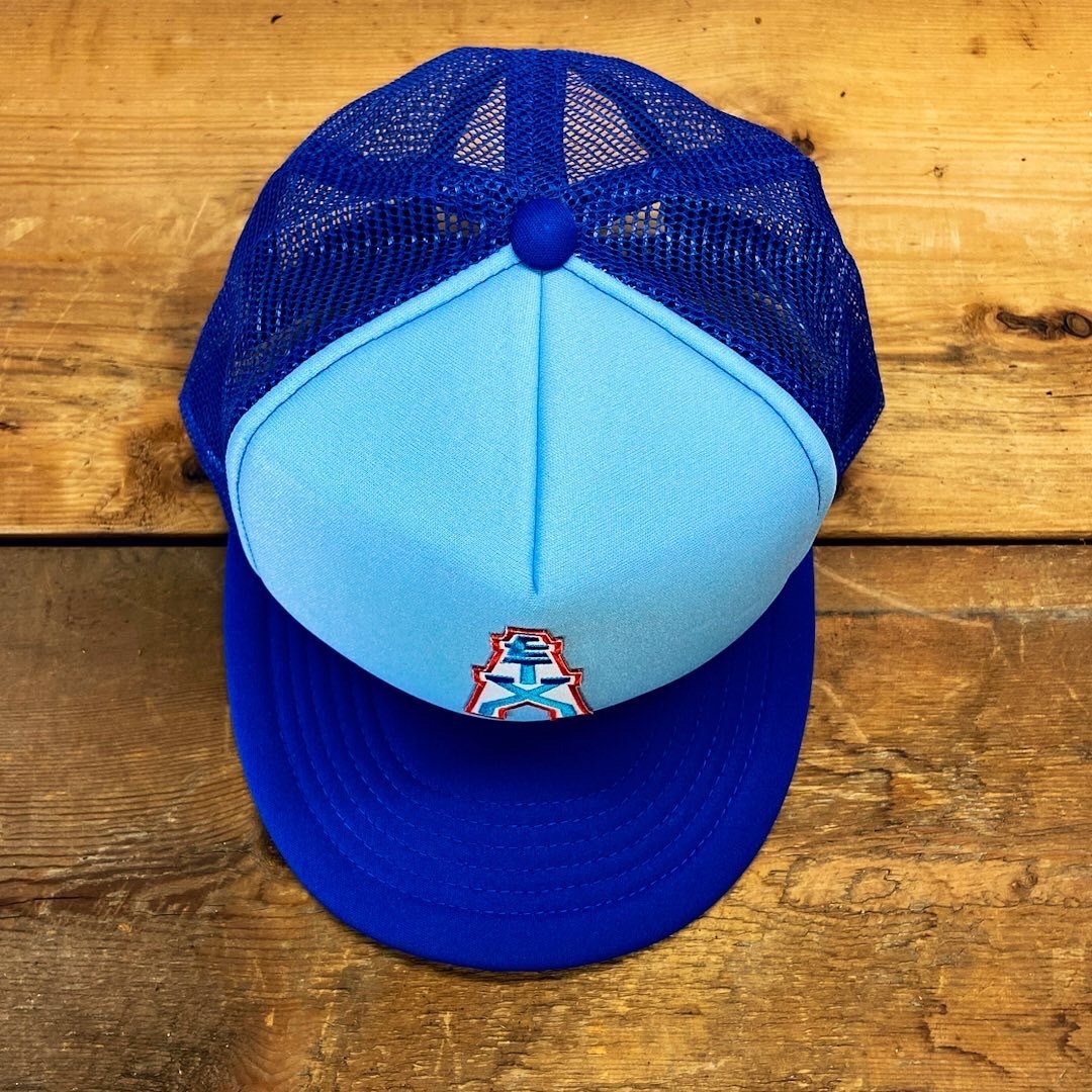 ETX Patch Trucker Hat (Houston Oilers-style logo) – BiggieTexas