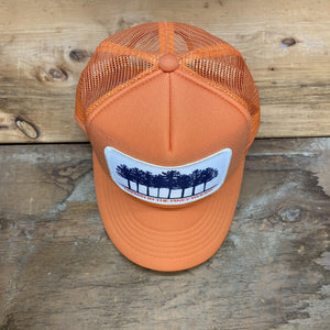 BIGGIE TX - "Grown In The Piney Woods" Patch on Big Trucker Hat - Hats - BIGGIE TX (5998977351836)