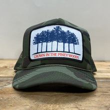 Load image into Gallery viewer, BIGGIE TX - &quot;Grown In The Piney Woods&quot; Patch on Big Trucker Hat - Hats - BIGGIE TX (5998977351836)
