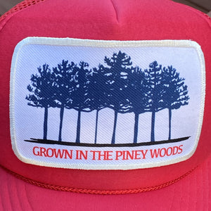 BIGGIE TX - "Grown In The Piney Woods" Patch on Lil'BIGGIE Size Trucker Hat - Hats - BIGGIE TX (5880296997020)