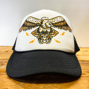 BIGGIE TX - Texas Vulture Design on Big Trucker Hat - Hats - BIGGIE TX (5857469726876)