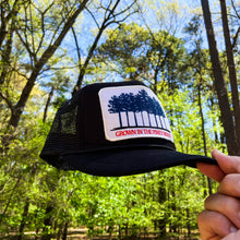 Load image into Gallery viewer, Grown In The Piney Woods Patch Trucker Hat - Hats - BIGGIETX Hats (5998977351836)
