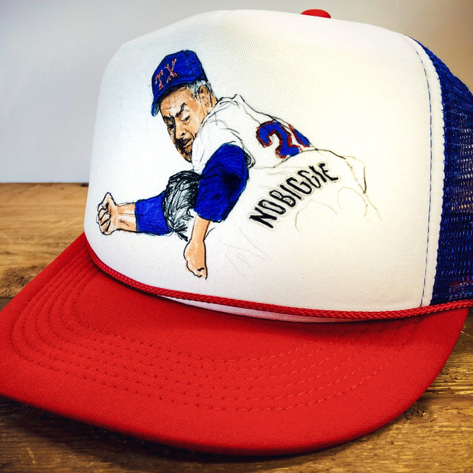 Nolan Ryan vs Robin Ventura Trucker Hat - Hats - BIGGIETX (5591348052124)