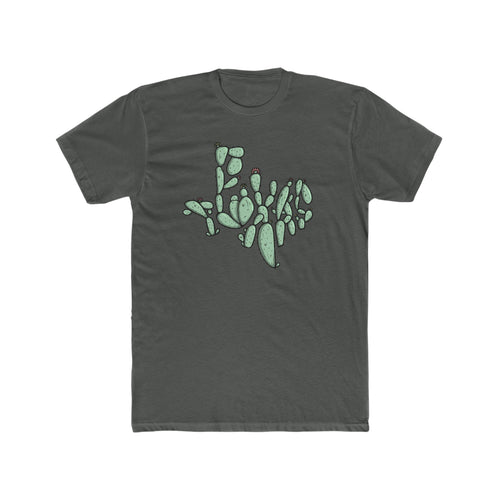 Texas Cactus Tee Shirt - Prickly Pear T-shirt - T-Shirt - BiggieTexas